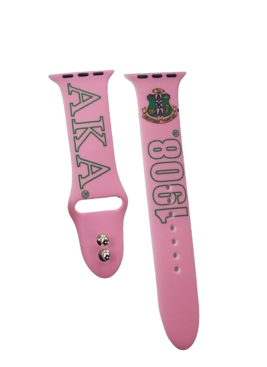 Alpha Kappa Alpha - Apple Watch Band Compatible 38mm, 40mm, 41mm