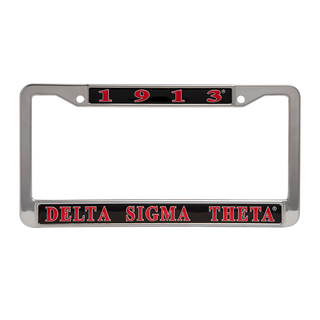 Delta Sigma Theta Car License Frame (Classic Style)