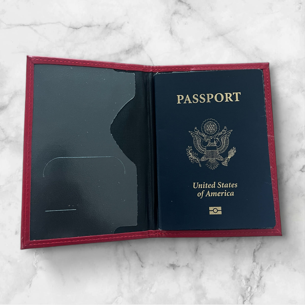 Delta Sigma Theta Vegan Leather Passport Cover
