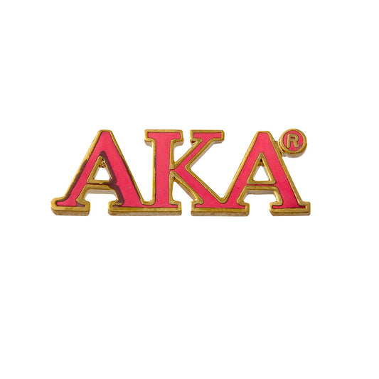 Alpha Kappa Alpha - Lapel Pin (3 Letters AKA Pin)