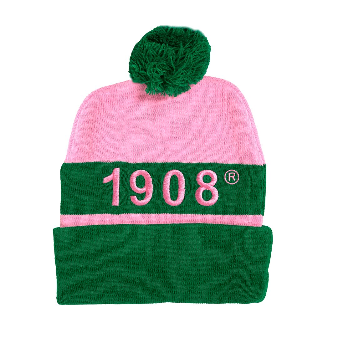 Alpha Kappa Alpha - Knit Beanie Hat