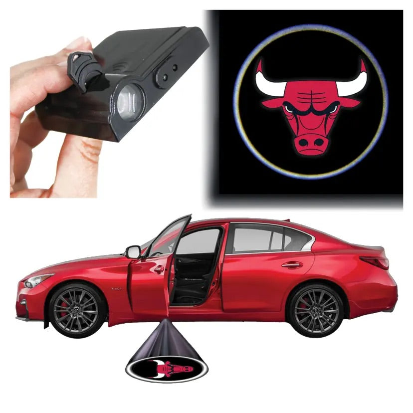 Chicago Bulls - LED Car Door Light (1 Piece) Fan Gift NBA