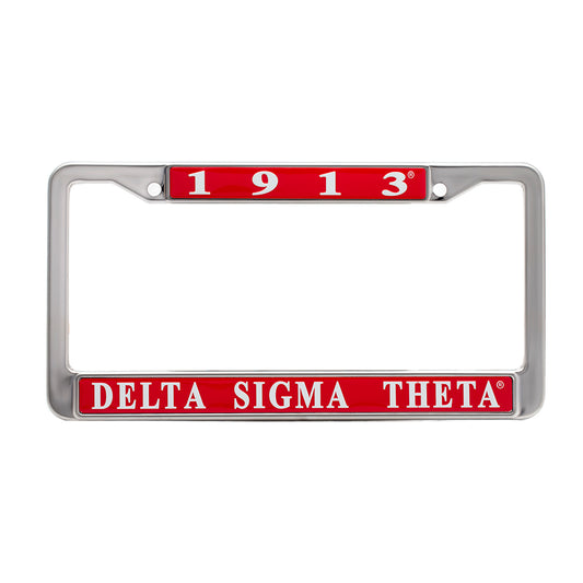 Delta Sigma Theta Car License Frame (Classic Style)