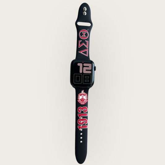 Delta Sigma Theta Apple Watch Band Compatible 38mm, 40mm, 41mm