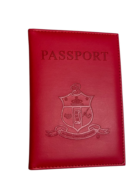 Kappa Alpha Psi Vegan Leather Passport Cover