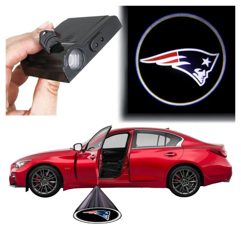 New England Patriots - LED Car Door Light (1 Piece) Fan Gift NFL