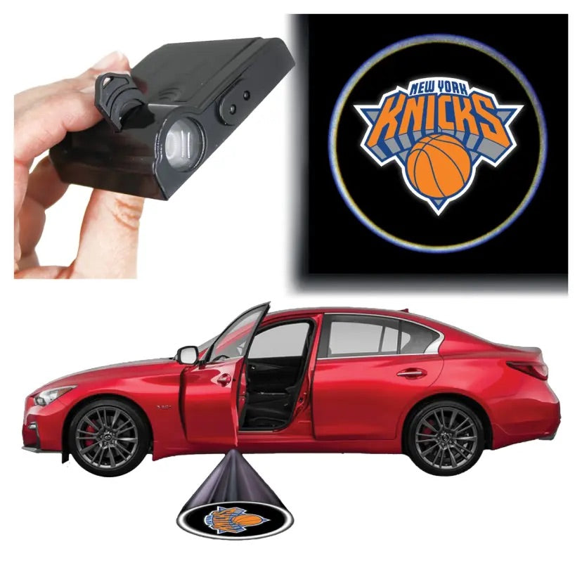New York Knicks - LED Car Door Light (1 Piece) Fan Gift NBA