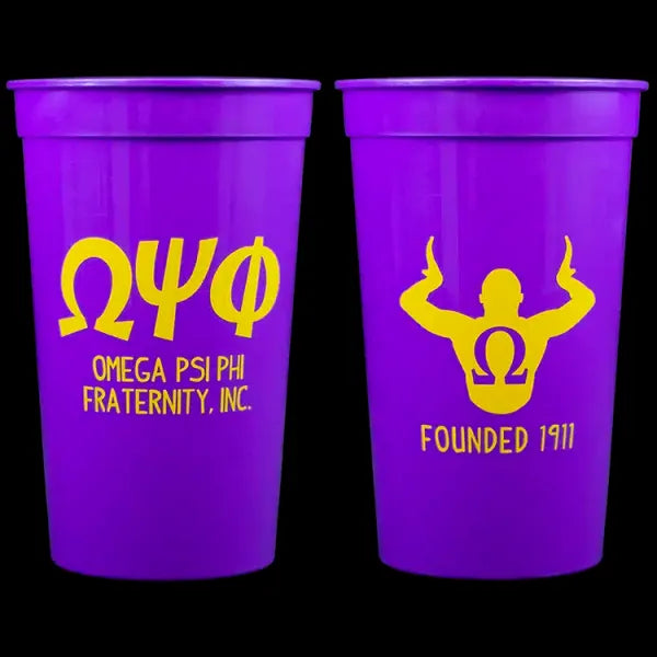 Omega Psi Phi - Plastic Pong Cups (10 Pack)