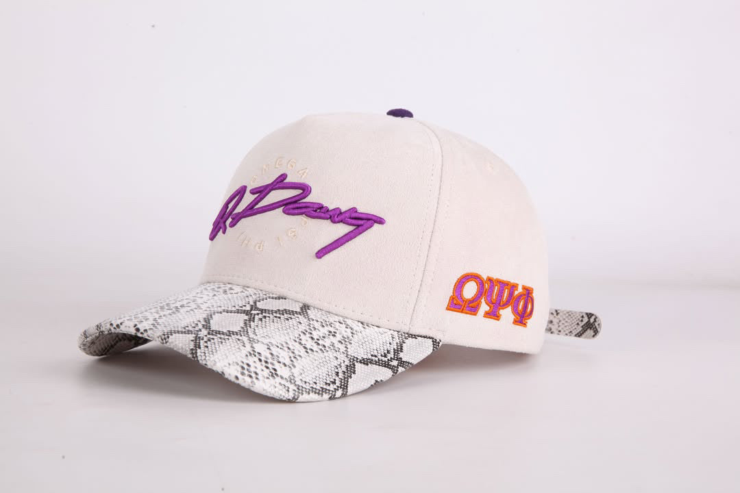 Omega Psi Phi Snapback Python Hat (JV2PRO)