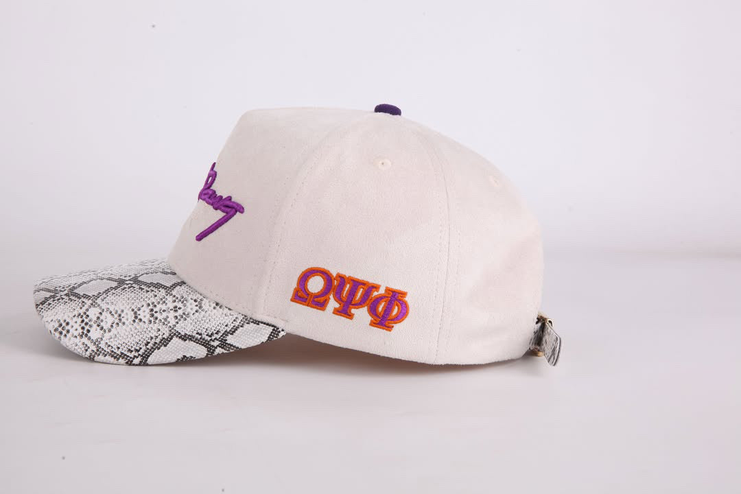 Omega Psi Phi Snapback Python Hat (JV2PRO)