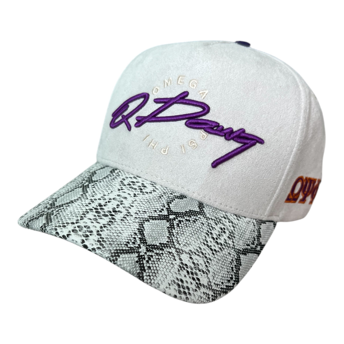 Omega Psi Phi Snapback Python Hat (JV2PRO)