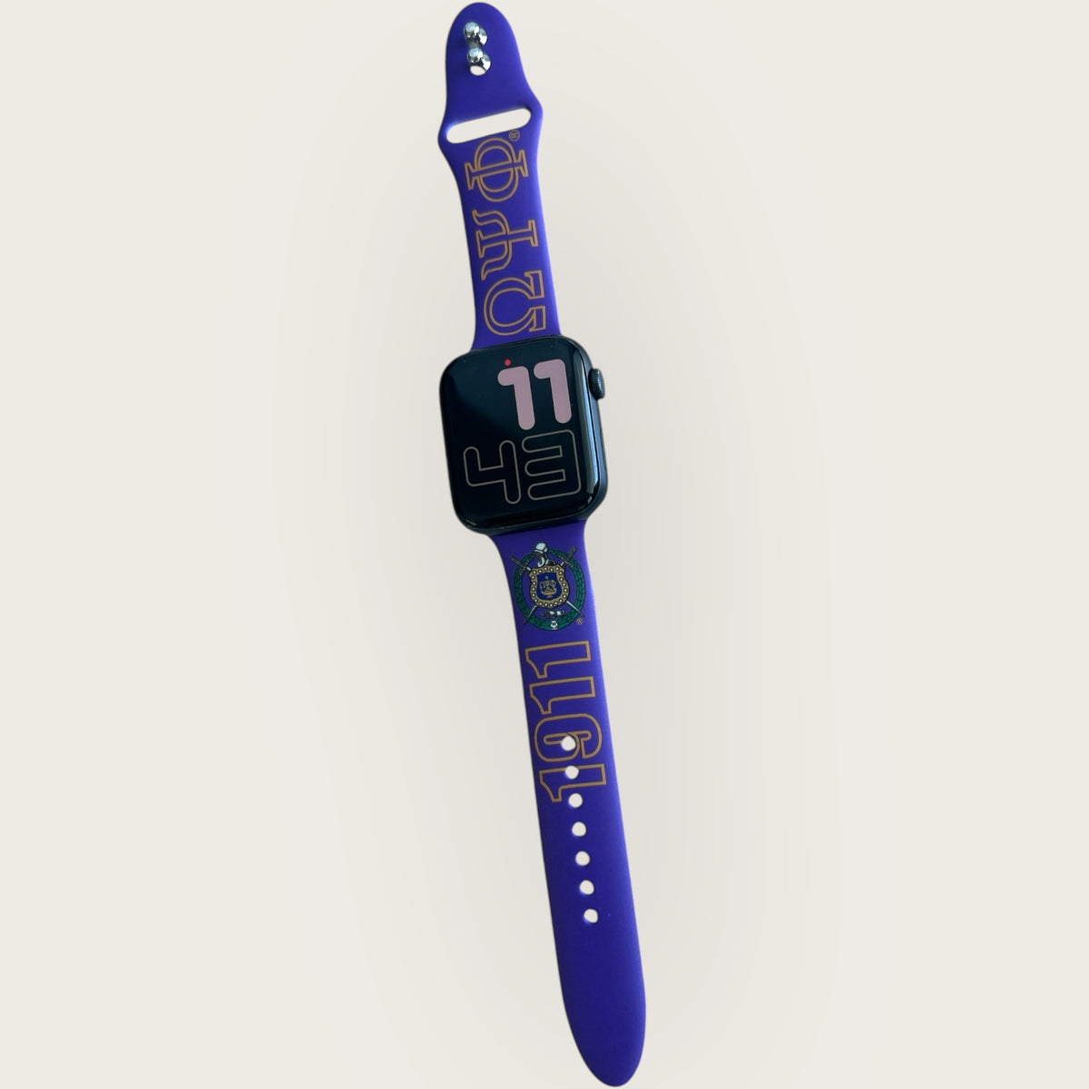 Omega Psi Phi Apple Watch Band Compatible 38mm, 40mm, 41mm
