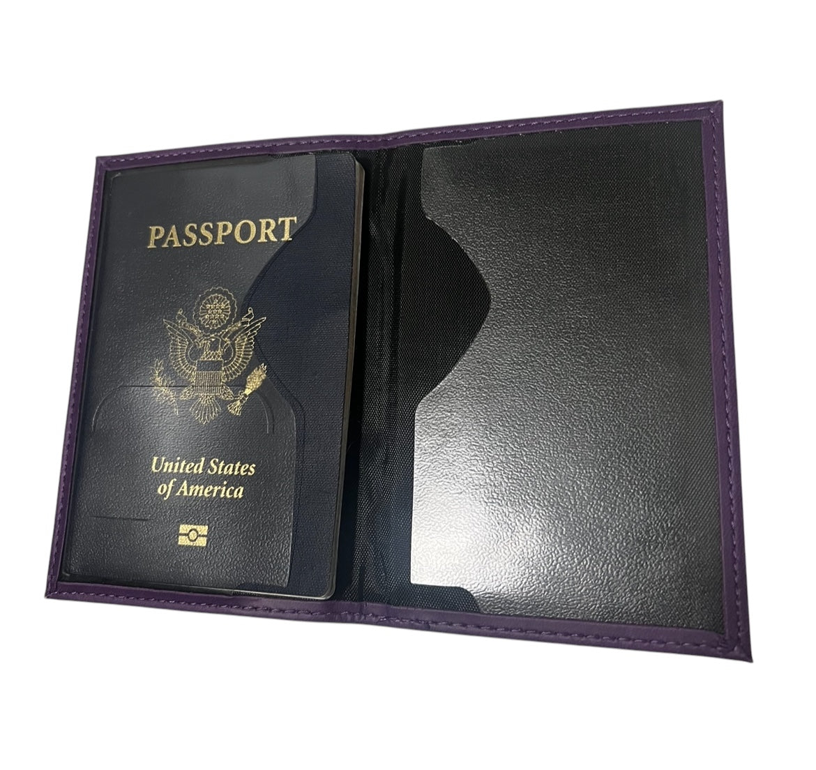 Omega Psi Phi Vegan Leather Passport Cover