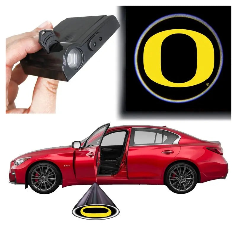 Oregon Ducks - LED Car Door Light (1 Piece) Fan Gift NCAA