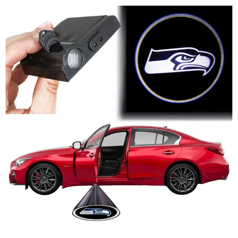 Seattle Seahawks - LED Car Door Light (1 Piece) Fan Gift NFL