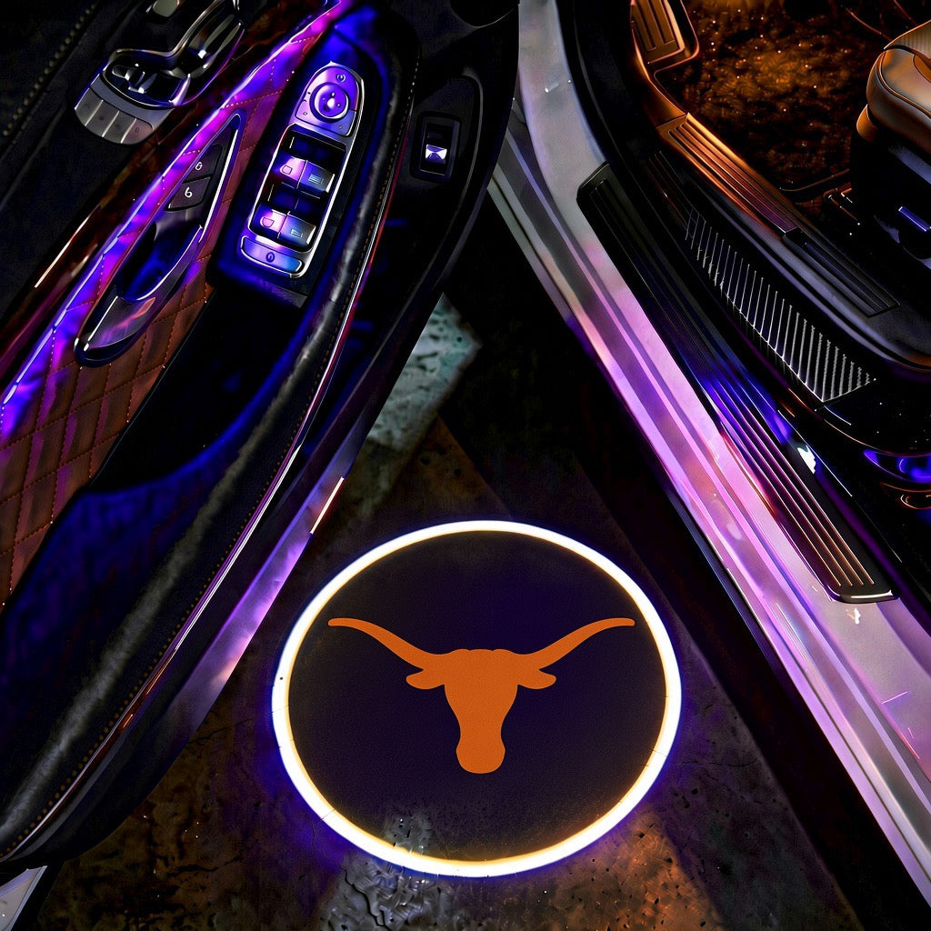 Texas Longhorns - LED Car Door Light (1 Piece) Fan Gift NCAA