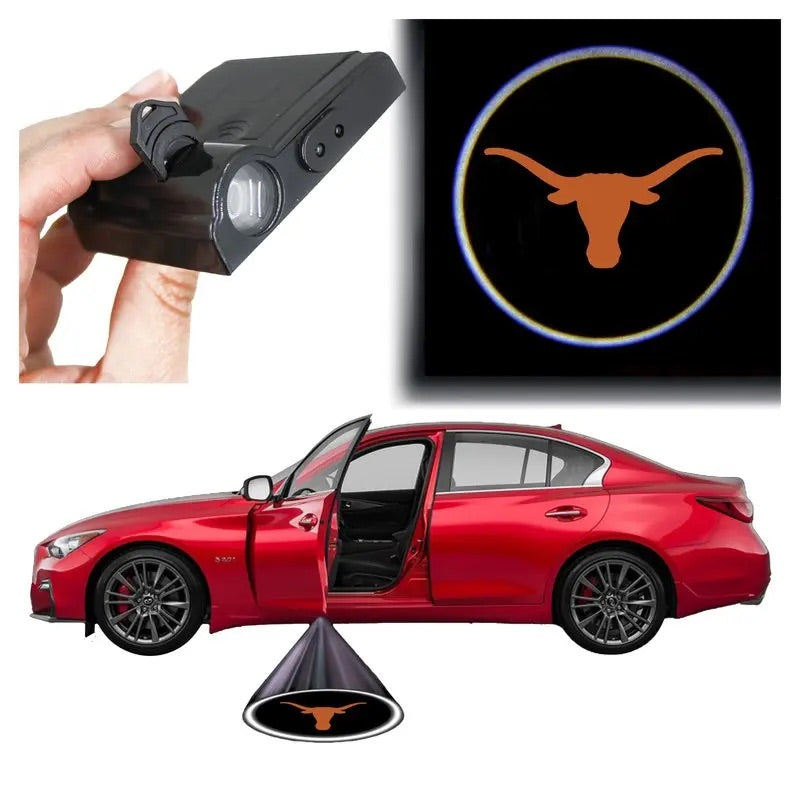 Texas Longhorns - LED Car Door Light (1 Piece) Fan Gift NCAA